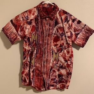 Fun and snazzy, unique button down